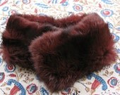 Gorgeous mid-century real fur collar