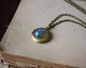 Moon Locket Necklace
