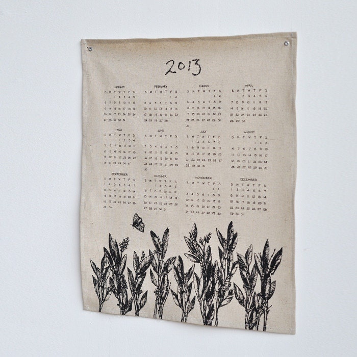 2013 CALENDAR -  wall art