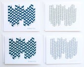 Herringbone Thank You Cards