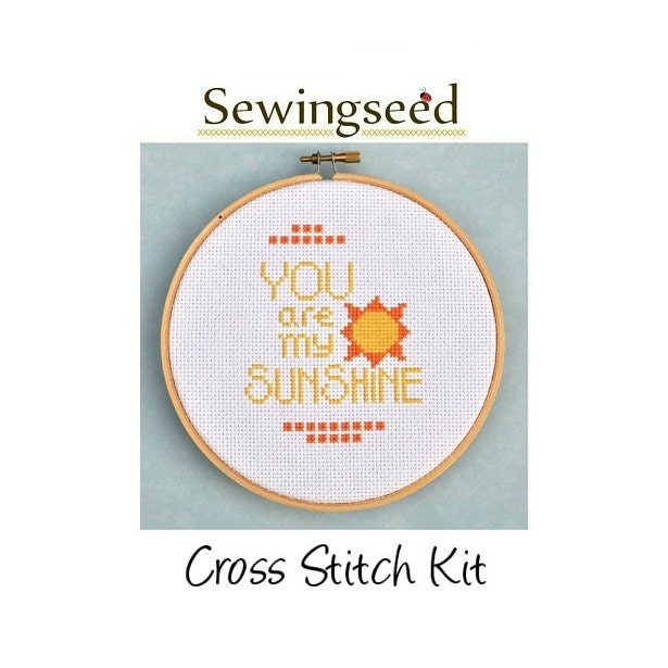 You are My Sunshine Cross Stitch Kit