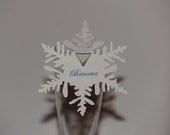 Snowflake Place Cards