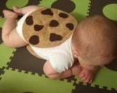 PDF Sewing Pattern Felt Chocolate Chip Cookie Chipwich Infant Halloween Costume