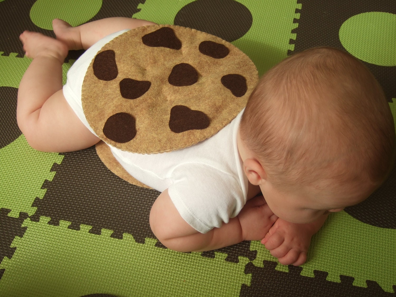PDF Sewing Pattern Felt Chocolate Chip Cookie Chipwich Infant Halloween Costume