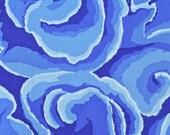 Westminster Kaffe Fassett Wood Ear GP99 Blue FAT QUARTER Pre order