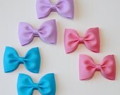 Girls Hair Bow Set Childrens Kids Boutique  Fashion Hair Clip Hairbows Hair Accessories (Set of 6) Choose Colors