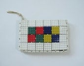 1940s Plastic Purse Vintage Plastic Clutch designed by Jorues - Lego Like Bag