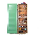ON SALE Wall Hanging Jewelry Organizer made from repurposed wood..... Handmade By TangleandFold