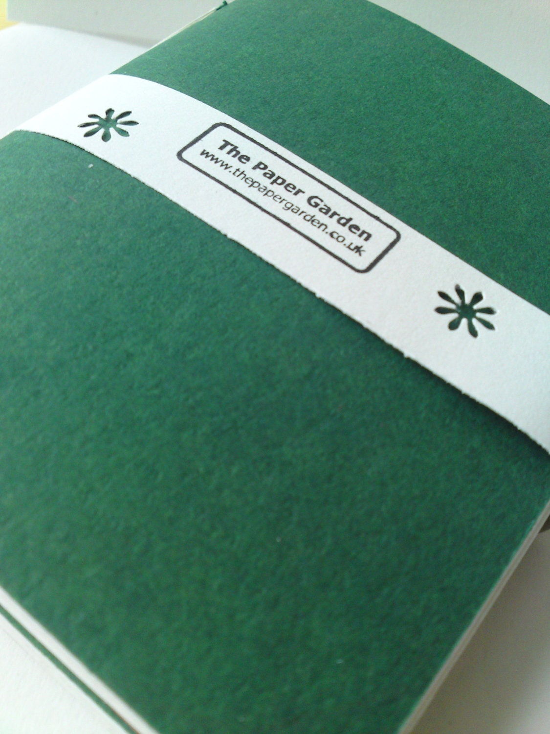 Red and green notebooks - set of 4 pamphlet jotters - Christmas colours