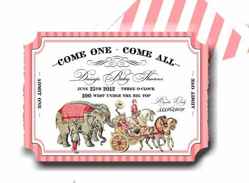 Invitation . Come One Come All Collection (Pink) . by Loralee Lewis