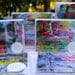 Bright abstract art-- multi pack notecards- set of 10