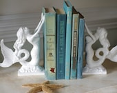 Beach Decor Cast Iron Mermaid Bookend or Door Stop - PICK YOUR COLOR