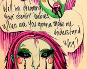 YOUTH ART- Pen and Ink Drawing Untitled by Sabrina Lalonde