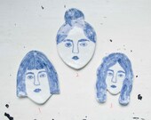 Ceramic Girl Face