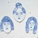 Ceramic Girl Face