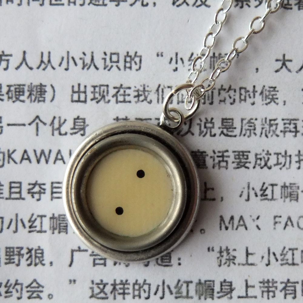 Typewriter key necklace punctuation key :