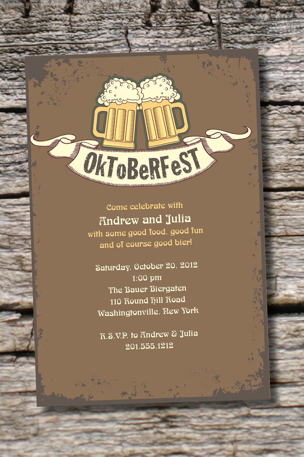 OKTOBERFEST Octoberfest Beer Party Bier Halloween Party Invitation DIY, Printable, you print Il_170x135