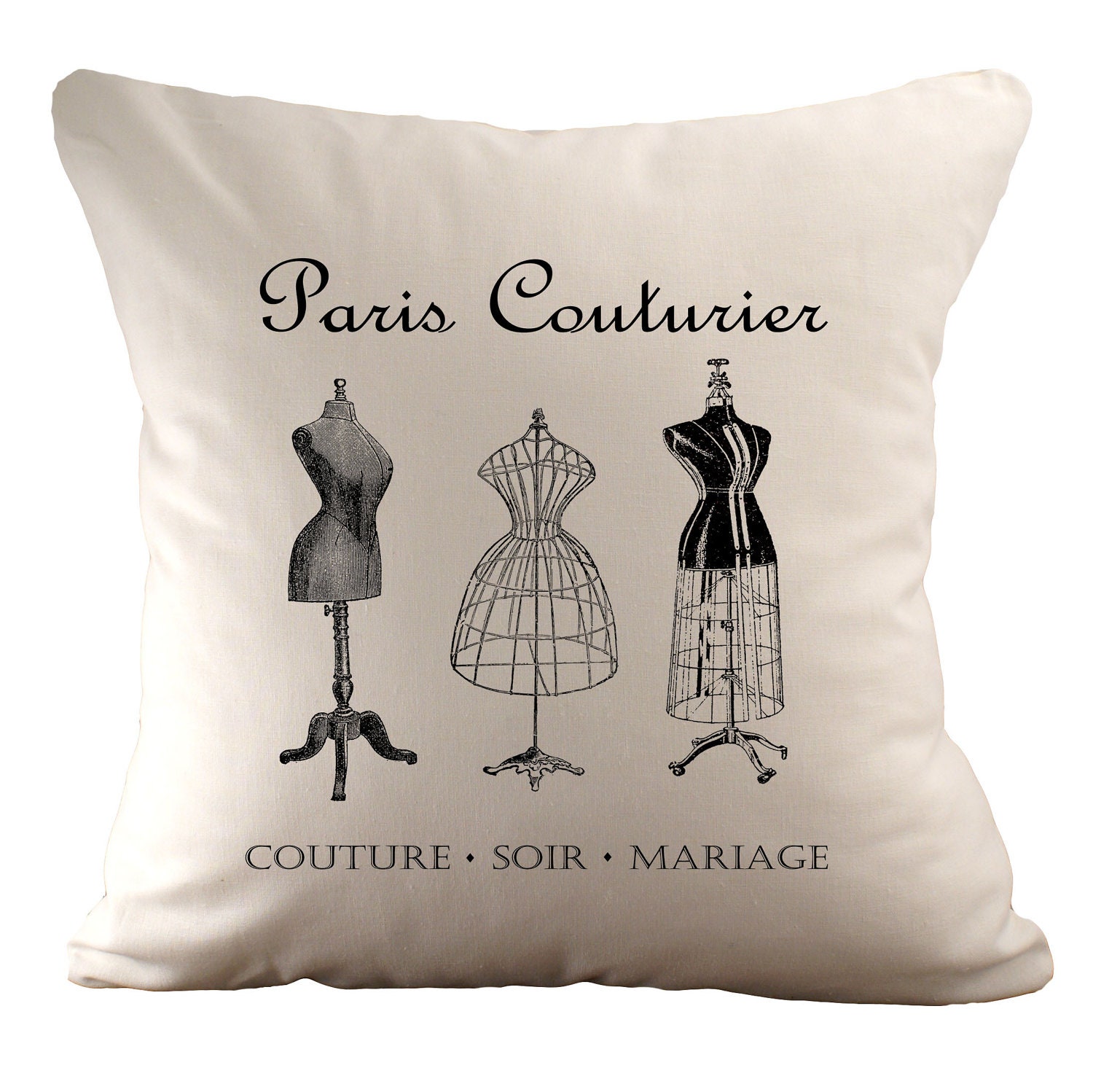 Paris Couturier- Cushion Cover - 18x18
