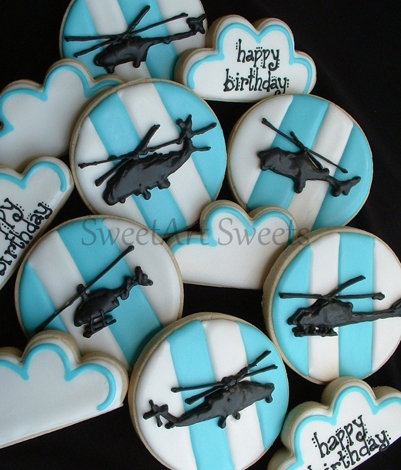 Helicopter Cookies - 1 dozen