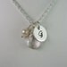 Initial Bridesmaid Necklace - Set of 3 - Personalized Jewelry Gift