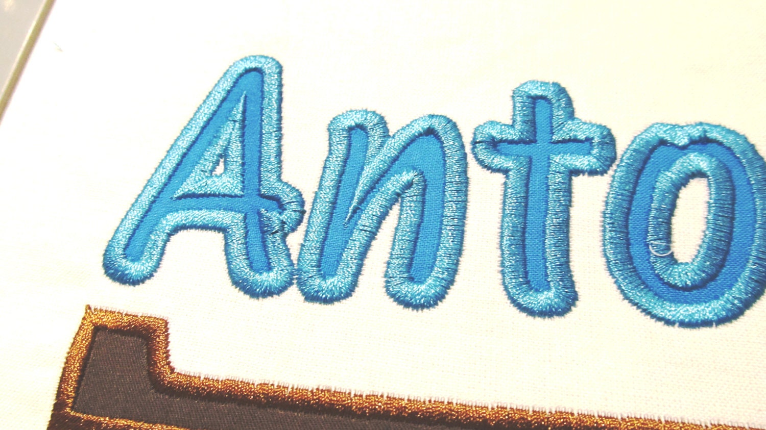 Cute thin Font machine embroidery applique design - cps, letters and numbers 2 and 4 inches