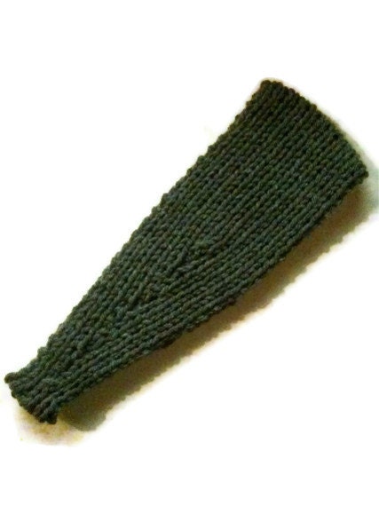 Gray Knit Ear Warmer