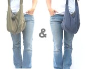 Hobo Bag. Reversible Large Purse. Cross Body Hobo Purse. for her under 50. Spring Line. 30 colors to choose from