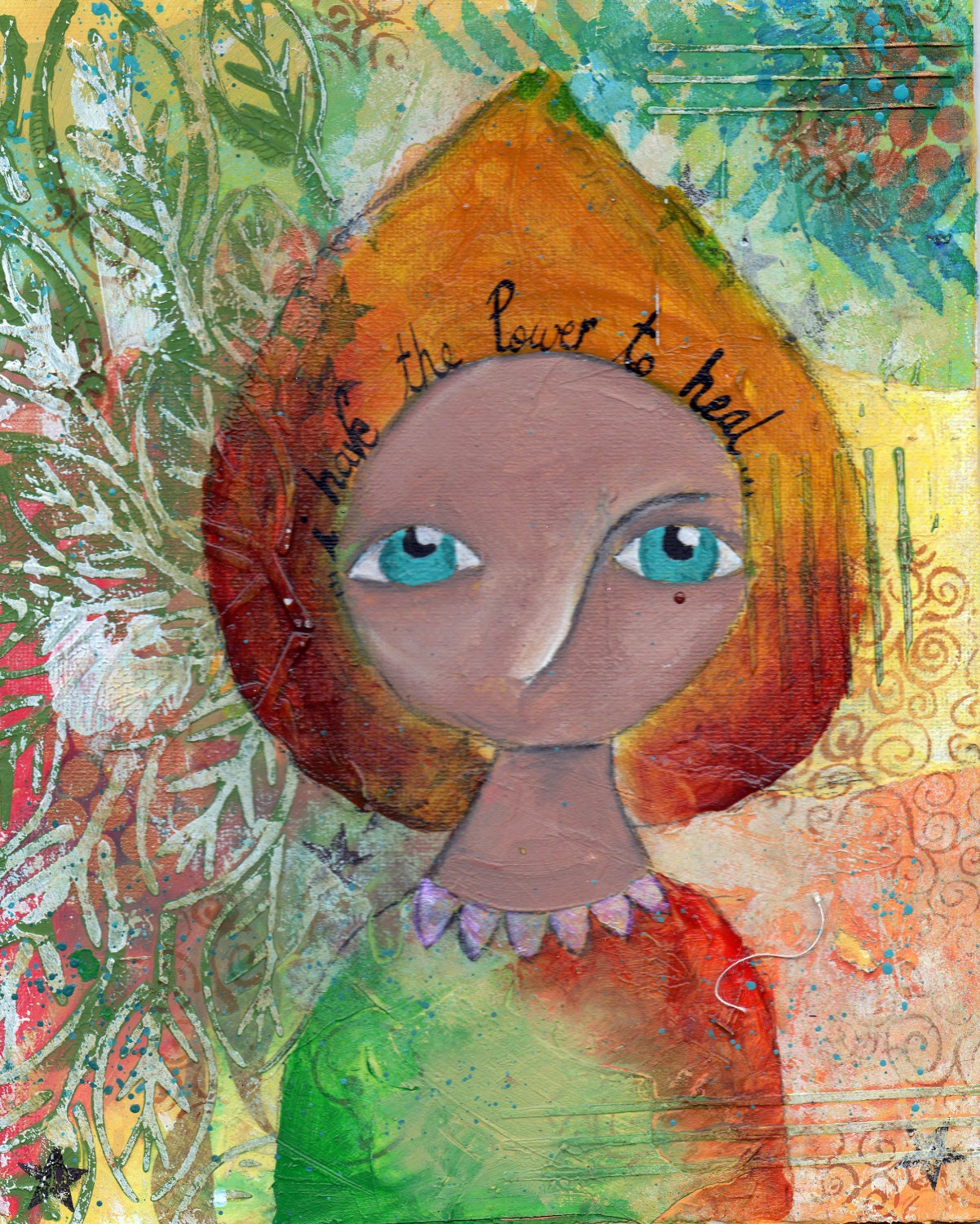 Asha, the healer -- Nixie Art Print