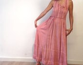 Summer Maxi Dress - Pink Salmon