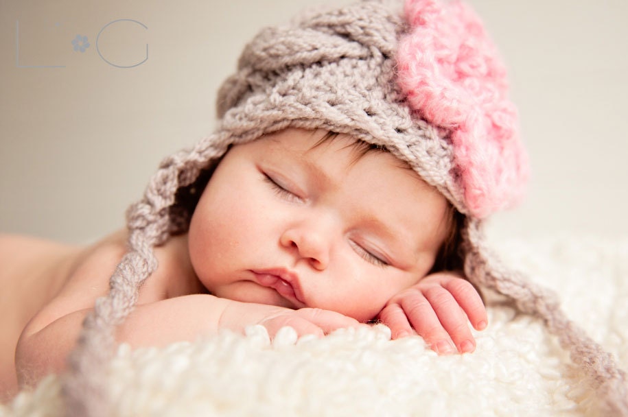 Baby Girl Hats, Knit Baby Girl Hats, Baby Hat, Knit Baby Hat, Girls Beanie Hats, Newborn Baby Hats