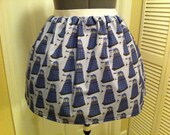 Dalek inspired full skirt- Different colors available - made to order