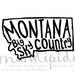 Montana Big Sky Country - White Background - 8x10 Illustrated Print by Mandipidy