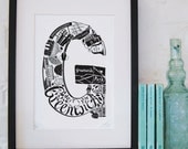 Best of Greenwich limited edition screenprint // London Letters series