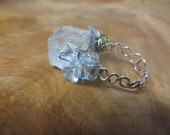 Gorgeous Ice Cube Quartz Ring