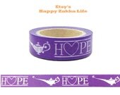 Japanese Washi Masking Tape - Purple Fasination 03 - 11 yards