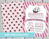 Pirate Princess Birthday Party Pack Invitation PLUS 17 items Il_170x135