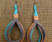 Pipa Knot- Suede Earrings