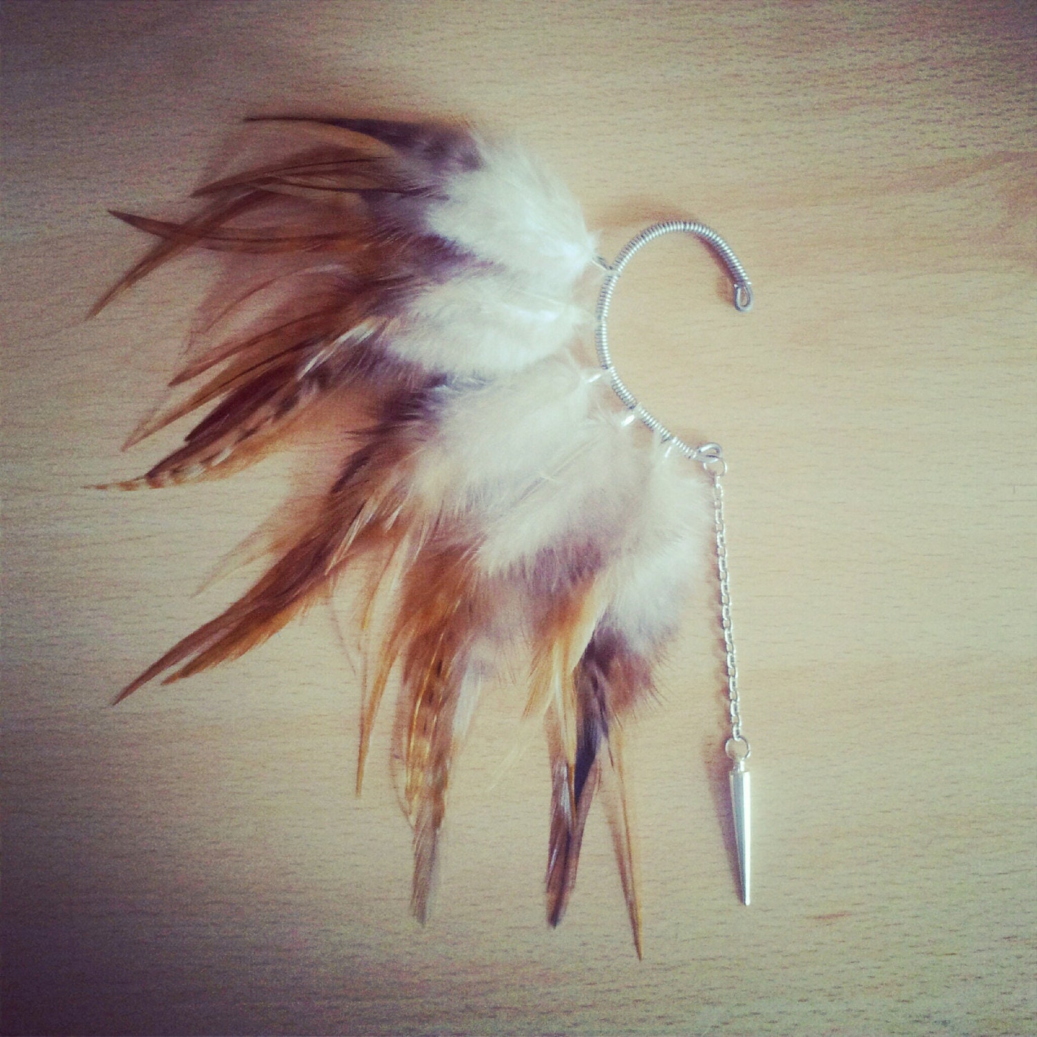 Feather ear cuff -Eagle