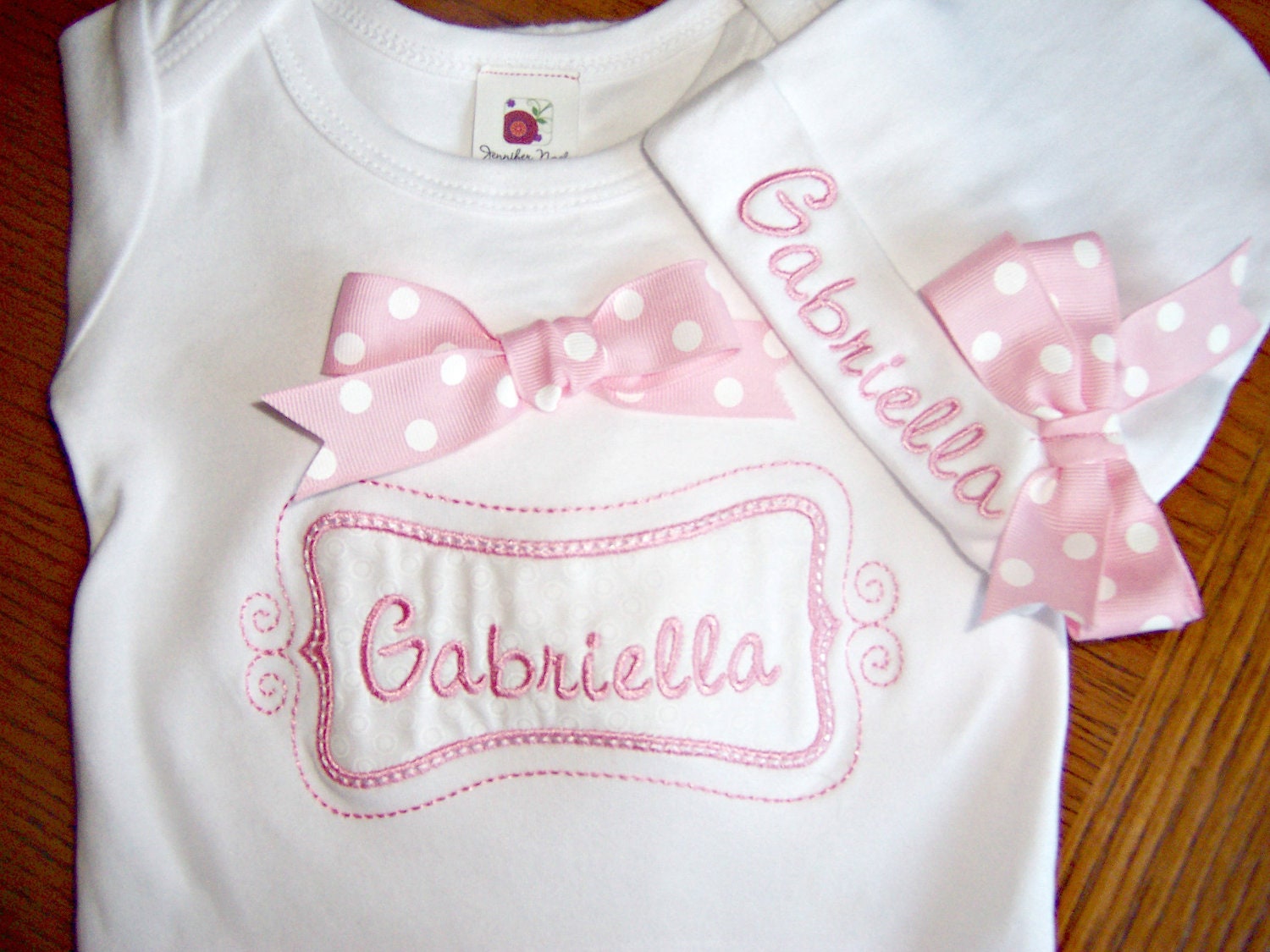Personalized Coming Home Oufit, Home From Hospital Outfit,  Layette Gown and Hat Set, Girls Coming Home Outfit, Newborn Gown, Monogrammed
