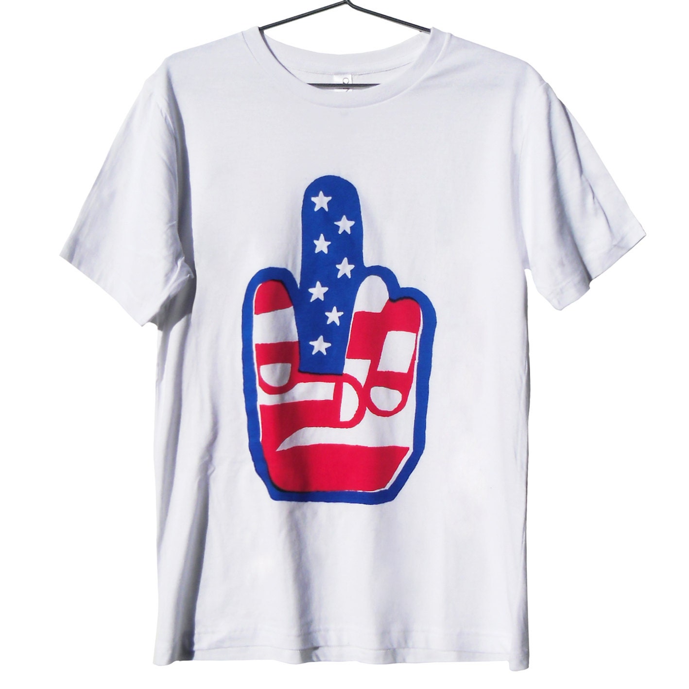 F. U. S. A. American Flag T-shirt -  Mature UNISEX S, M, L, XL, 2XL