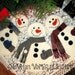 SNoWMaN WiNTeR PLaCEmaTs PDF Crochet Pattern