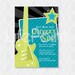 Rockstar Boy Birthday Invitation, Ready to Print Digital File - "Rock & Roll"