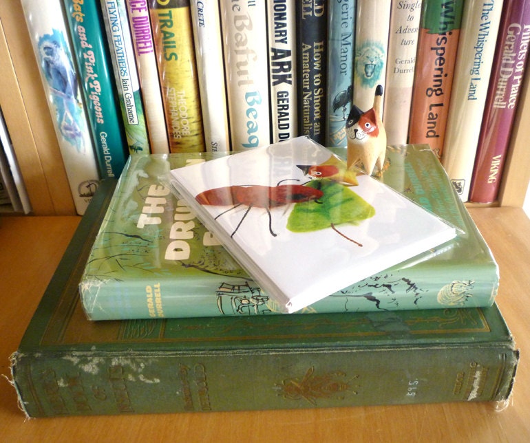 Leafcutter Ant Blank Greeting Card - Set of Three