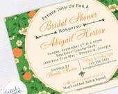 Just Peachy Bridal Shower Invitation - Custom Bridal Shower Invite Il_170x135