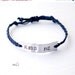 30% off Kiss Me Spoil Me Metal Tag Cotton Cord Friendship Adjustable Personalized ID Bracelet Gift for Him or Her.Free Shipping