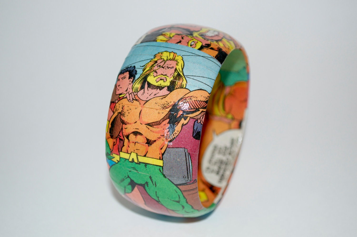 AQUAMAN Comic Book Bangle Bracelet