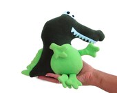 Crocodile soft toy plush stuffed animal kids