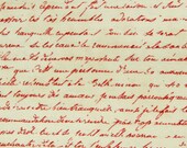 Penelope 4 Antique Calligraphy by Holly Holderman for Lakehouse Dry Goods LH03014 Red