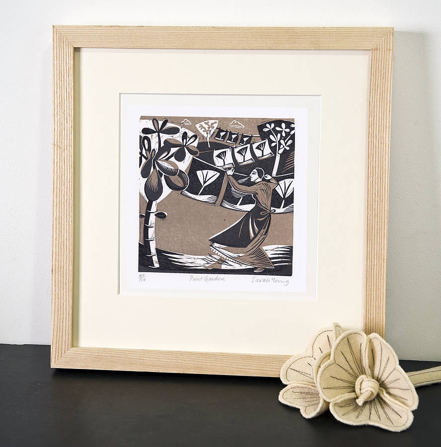 Print Garden - Relief / Letterpress Print