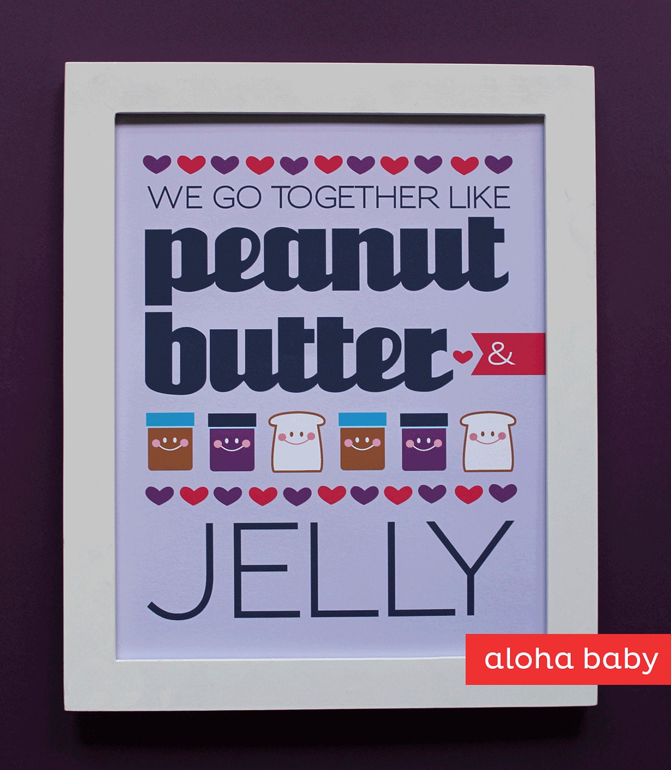 Peanut Butter & Jelly Print